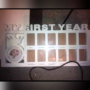 My first year picture frame
